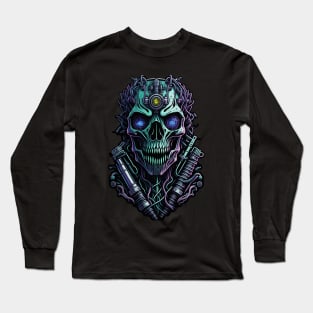 Cyborg Heads S03 D67 Long Sleeve T-Shirt